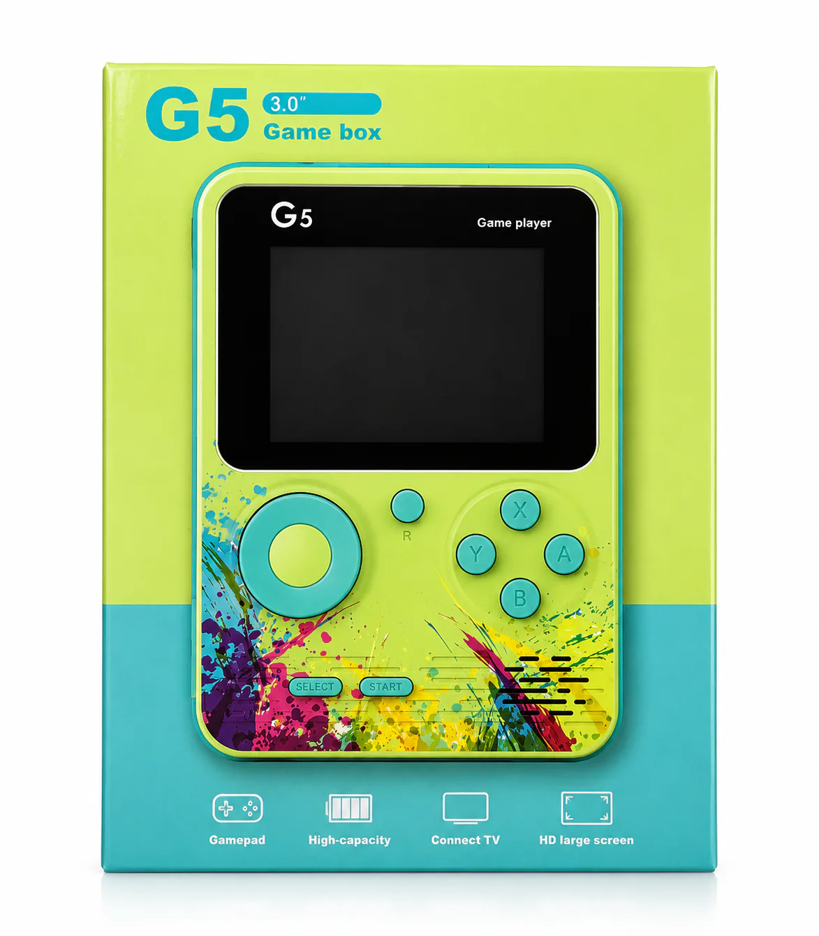G5 Retro Handheld Game Console – 500-in-1 NES Classic Video Games
