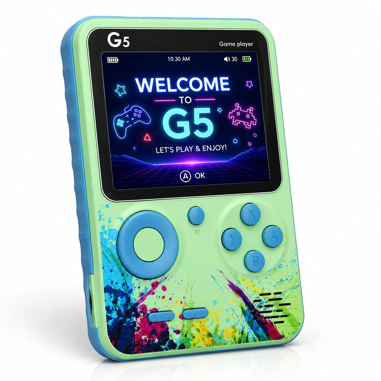 G5 Retro Handheld Game Console – 500-in-1 NES Classic Video Games